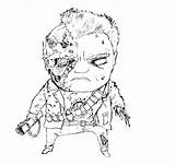 Terminator Coloring Pages sketch template