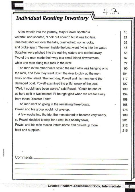 printable reading fluency worksheets