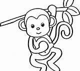 Monkey Coloring Pages Sock Face Getcolorings Getdrawings sketch template