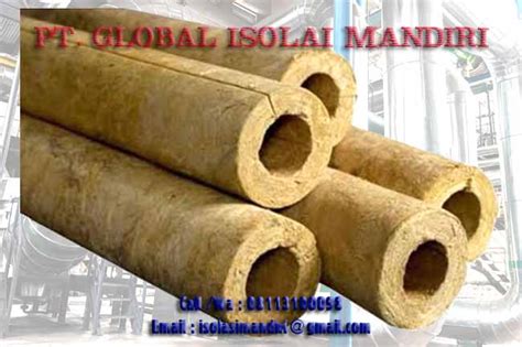 jual rockwool pipa  kgm peredam rockwool