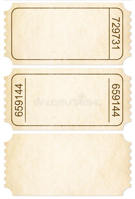 ticket set paper ticket stubs isolated  clipping path ticket set