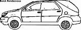 Buick Rendezvous Vs Aztek Pontiac Compare Coloring sketch template