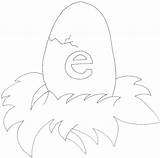 Alphabet Egg Coloring Sheets Frontiernet sketch template