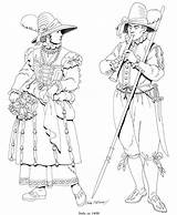 Renaissance Coloring Clothing Pages Historical Fun Kids Fashion Costume Visit Cool Lineart sketch template