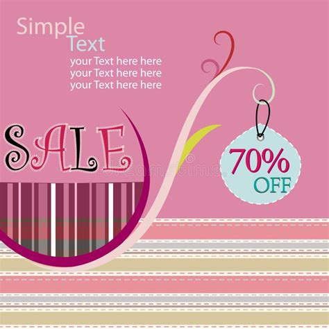 sale poster stock vector illustration  background holiday