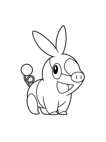 tepig pokemon coloring pages