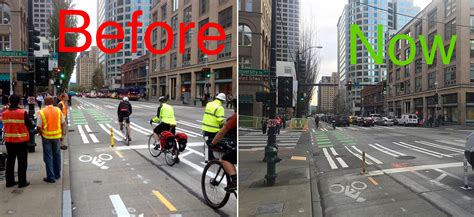 ave traffic signals clear  confusion seattle bike blog