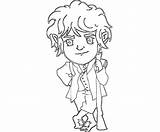 Hobbit Bilbo Baggins Coloring Pages Adventurous Da Printable Visit People Lotr Fili sketch template