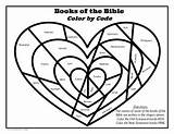 Bible Coloring Books Color Code Followers sketch template