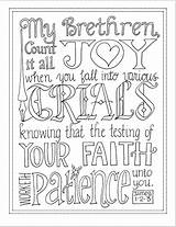 Coloring Pages Joy Scripture Printable James Bible Flandersfamily Info Others Count Colouring Unto Adult Based Sheets Book Color Verse Choose sketch template