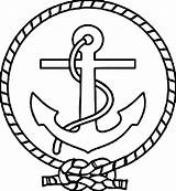 Anchor Boat Coloring Drawing Pages Marine Printable Navy Logo Color Clipartmag Drawn Propeller Emblem Corps Getcolorings Anchors sketch template