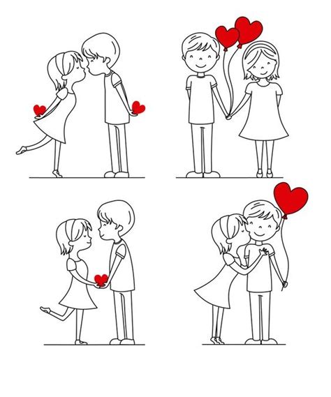 couple kiss  valentines day coloring page  printable coloring