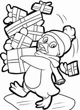 Coloring Christmas Pages Penguin Printable Print Kids Winter Size Colouring Sheets Color Presents Bells Printables Little Book Coloringhome Holiday Colorings sketch template