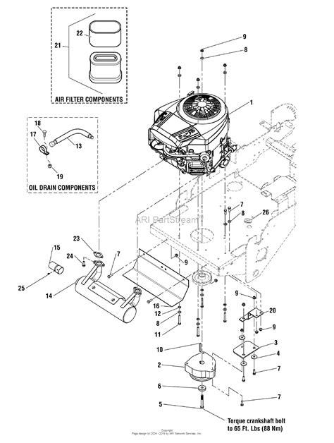 snapper zb    hp ztr  series parts diagram  engine pto group