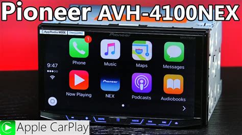 pioneer avh nex bluetooth radio mirrorlink apple carplay android auto youtube