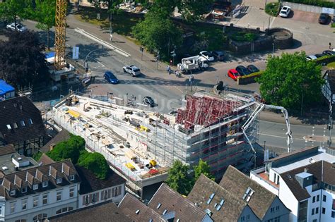 luftbild holzminden neubau des museums gebaeude sensoria