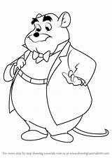 Mouse Detective Great Dawson Drawing David Draw Step sketch template