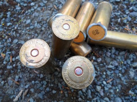 Four Bees Us Military Ww2 Shotgun Shot Shells M19 Brass 12 Gauge