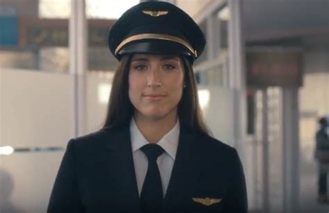 Christine Negroni With Female Pilot Olay Ad Sells A