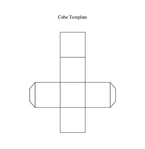 paper cube templates  sample  format