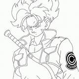 Trunks Coloring Pages Future Dbz Lineart Dragon Ball Ssj Color Clipart Gohan Drawings Popular Printable Deviantart Library Getcolorings Colorings Trending sketch template