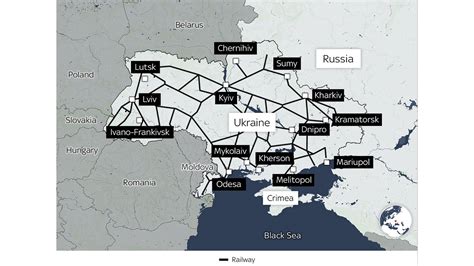 russia attacking ukraines railways    failing world news sky news