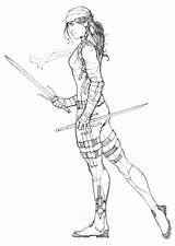 Elektra Dunbar Max Sketch Deviantart sketch template