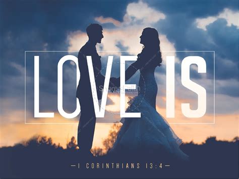 Love Is Bible Verse Sermon Powerpoint Valentines Day