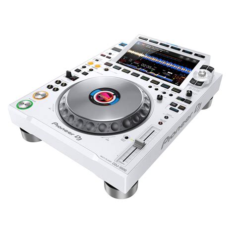 white high resolution touchscreen media player