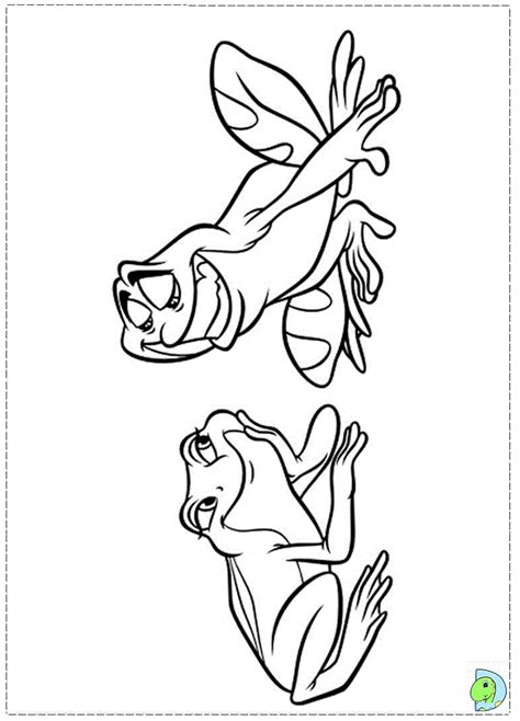 princess   frog coloring book coloring pages
