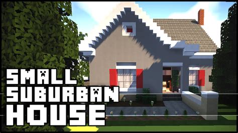 minecraft suburban house