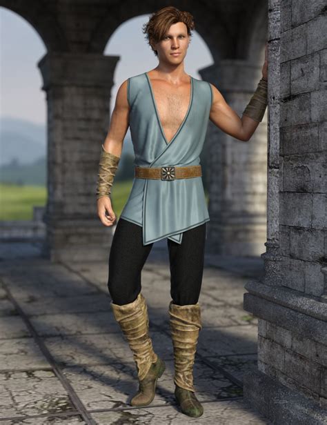 dforce royal fantasy outfit for genesis 8 male s daz 3d