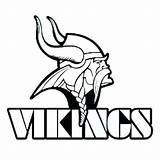 Vikings Minnesota Viking Coloring Logo Clipart Football Pages Symbols Clip Nfl Mn Silhouette Tattoo Printable Helmet Quilts Color Dundee Designs sketch template