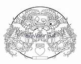 Coloring Pages Flowey Omega Undertale Template sketch template