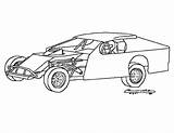 Dirt Modified Coloring Pages Track Car Clipart Late Race Model Colouring Imca Cars Drawing Indy Open Wheel Template Clip Racing sketch template