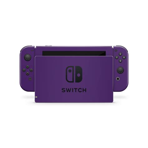 deep purple nintendo switch skin stickietech