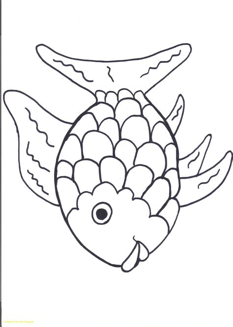 rainbow fish coloring page  getcoloringscom  printable