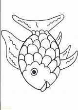 Rainbow Fish Coloring Pages Getcolorings Printable Print Color sketch template
