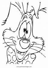 Rabbit Looney Tunes Trickfilmfiguren Colorare Disegno Cartoni sketch template