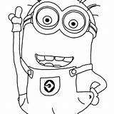 Coloring Minion Pages Kevin Jerry Despicable Kids Awesome Lapas Minions Printable Getdrawings Getcolorings Launcher Rocket Dave Netart Drawing sketch template