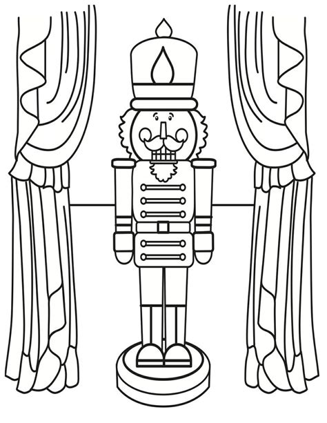 nutcracker coloring pages  adults coloring christmas nutcracker