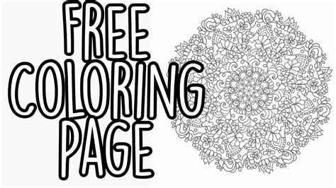 coloring page printable youtube