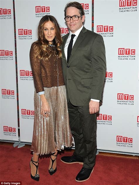sarah jessica parker and husband matthew broderick share a special moment at the opening night
