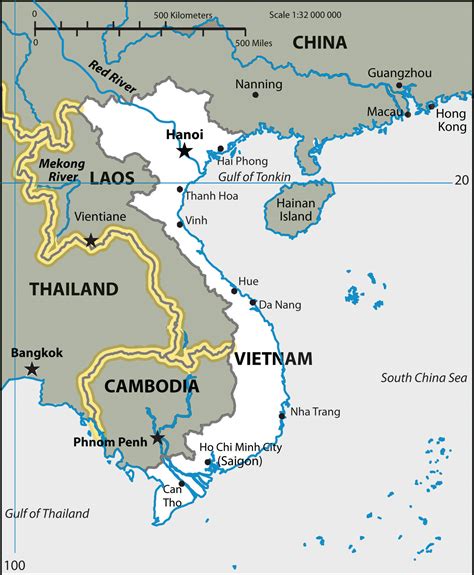 river map vietnam