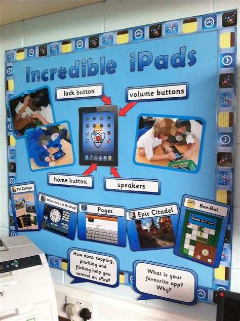 ipad station classroom bulletin board idea eyfs classroom primary classroom school classroom