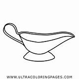 Gravy Boat Coloring Pages Thanksgiving sketch template