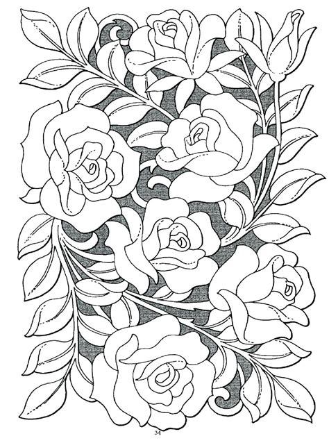 rose coloring pages flower coloring pages colorful drawings