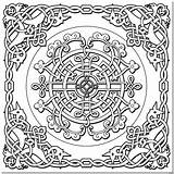 Celtic Coloring Pages Knot Designs Mandala Adults Printable Getdrawings sketch template