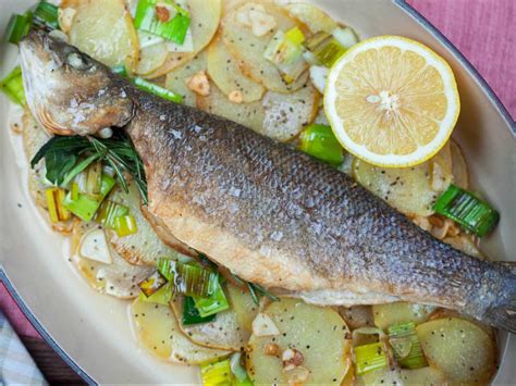 Gusto Tv Baked Sea Bass With Potatoes