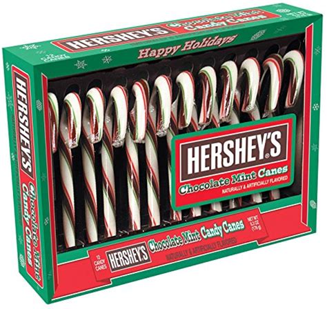 Hersheys Candy Canes Chocolate Mint 12 Ct Best Chocolate Shop